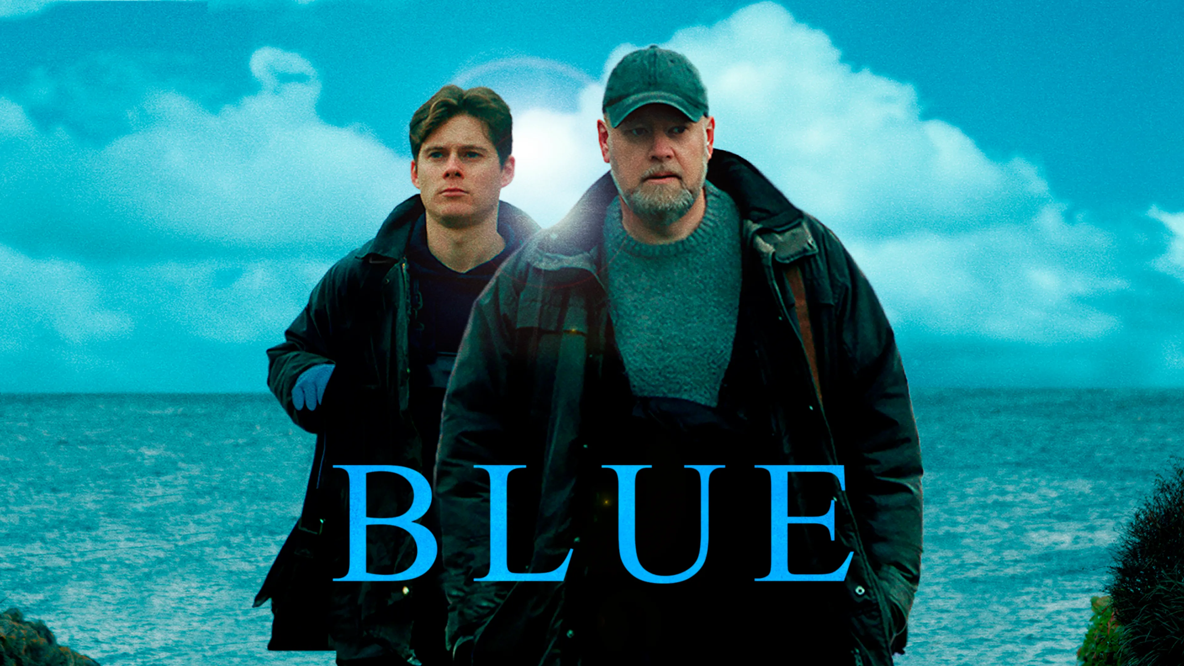 Blue poster